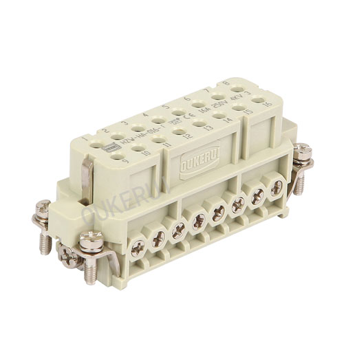 16 Pin 16A 250V Conector Heavy Duty Inserție mamă