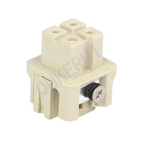 3 pini 10A 230/400V Conector pentru sarcini grele Inserție mamă