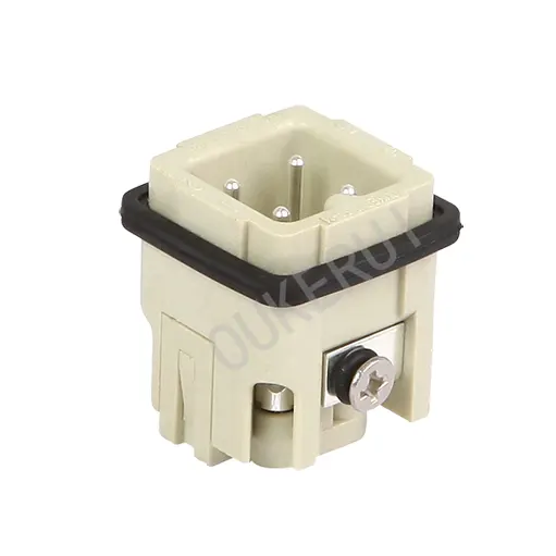 3 pini 10A 230/400V Inserție tată conector pentru utilizare grea