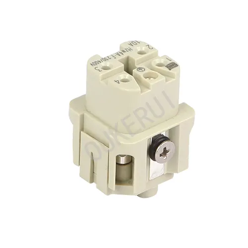 4 pini 10A 230/400V Inserție mamă conector pentru utilizare grea