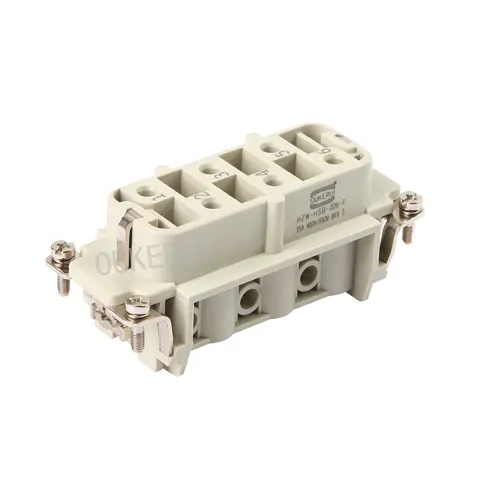 6 pini 35A Conector Heavy Duty Inserție mamă